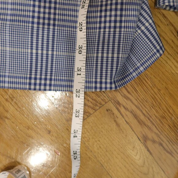 CANALI blue white check plaid blazer wool sport coat preppy old money 40R office - Picture 6 of 11